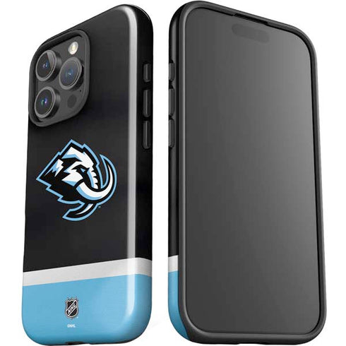 NHL Utah Mammoth Striped Jersey iPhone 16 Pro Max Impact Case